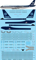 Douglas DC-8-32 - Overseas National Airways laser decal with screen print details (for X-Scale kits) - Image 1