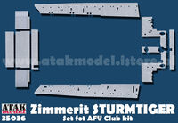 Zimmerit Sturmtiger (for AFV Club kits) - Image 1