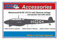 Messerschmitt Bf-110 D-3 - Spaner Analge Coversion Set (for Revell kits)