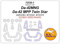 Da-42MNG / Da-42 MPP Twin Star (AMODEL #72242, #72374) - (Double sided masks) + masks for wheels - Image 1