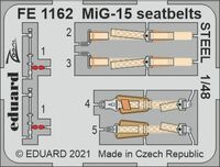 MiG-15 seatbelts STEEL BRONCO / HOBBY 2000