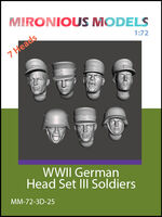 WWII German Head Set III Soldiers