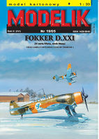 Finnish fighter FOKKER D.XXI (IV finnish series, Wasp engine )