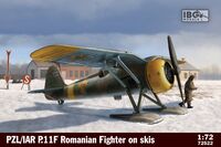 PZL/IAR P.11F Romanian Fighter on skis