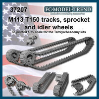 M113 T150 Tracks, Sprocket And Idler Wheels (For Tamiya/Academy)