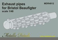 Bristol Beaufighter Mk. VI / X - exhaust pipes (designed to be used with Tamiya kits) - Image 1