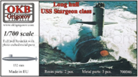 Long hull USS Sturgeon class submarine