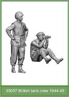 British Tank Crew 1944-45 (2 Figures, 3D Printed)