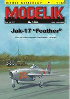 Russian fighter JAK-17 Feather